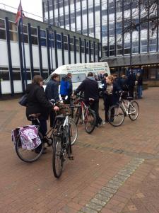 Bike coding queue